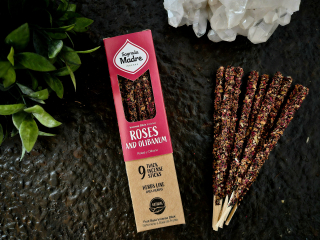 SAGRADA MADRE VONNÉ TYČINKY - RŮŽE A KADIDLO